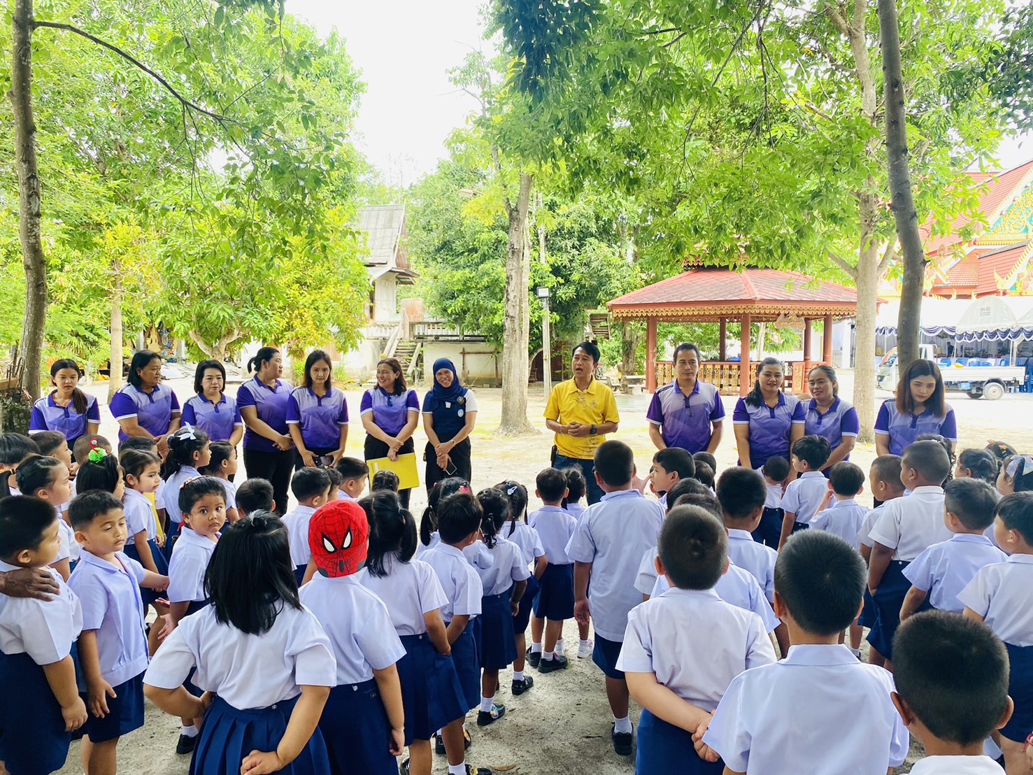 โครงการวัด ประชา รัฐ สร้างสุข กิจกรรม รวมพลังสร้างสัปปายะสู่วัดด้วยวิถี 5ส (Big Cleaning Day)